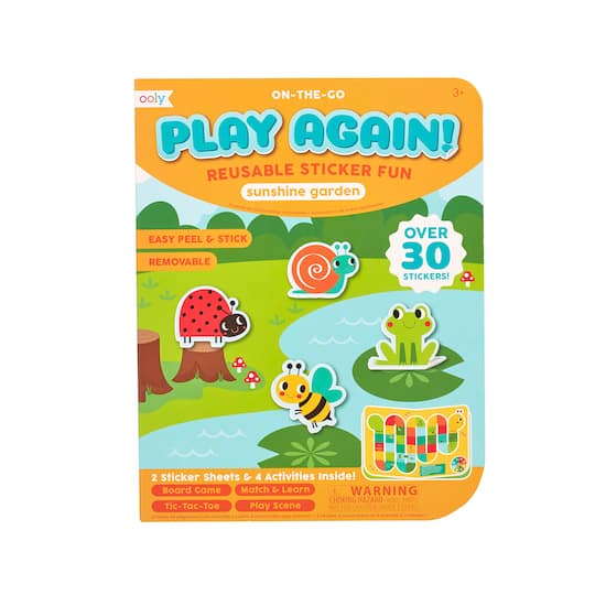 OOLY Play Again! Mini On-The-Go Sunshine Garden Activity Kit